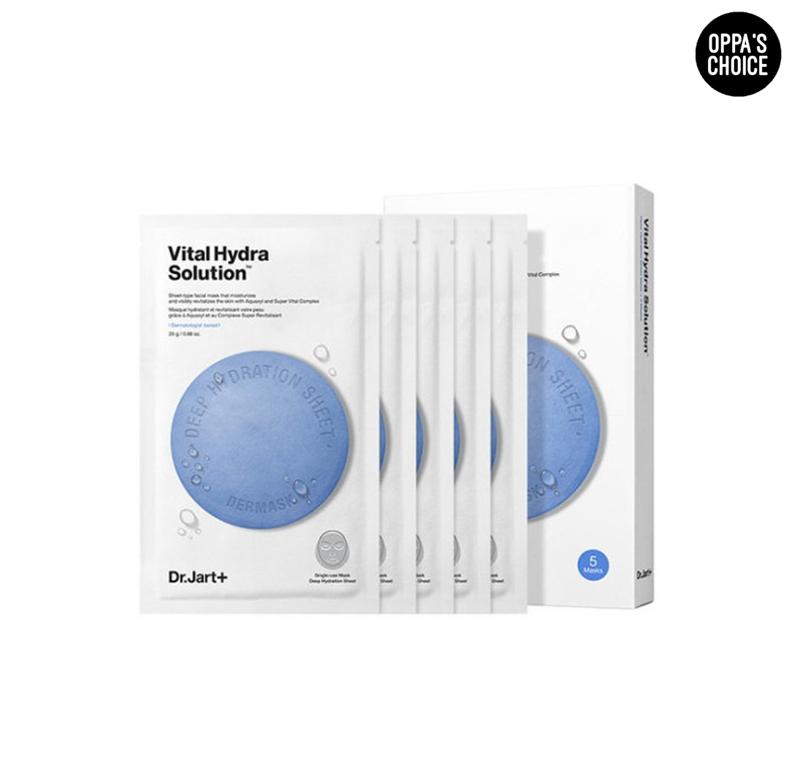 

DR.JART+ DERMASK WATERJET VITAL HYDRA SOLUTION ТАБЛИЧНАЯ МАСКА ДЛЯ ЛИЦА 26 г * 5 шт.