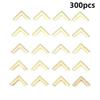 Metal Book Corners 100PCS Anti-Scratch Protective Edge Guards for Scrapbooking Photo Albums Menus DIY Crafts