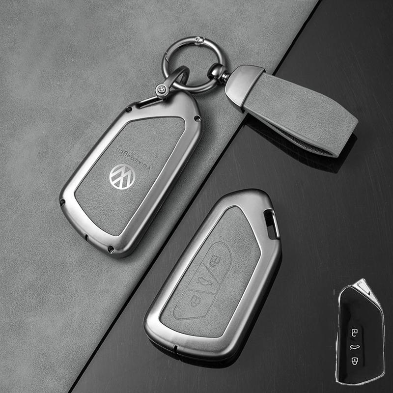 2026 Hete Voor VW VOLKSWAGEN Autosleutelhoes Cover Shell Sleutelhanger voor VW Volkswagen Golf 8 MK8 ID3 ID4 Cupra 2020 Voor Skoda Octavia A