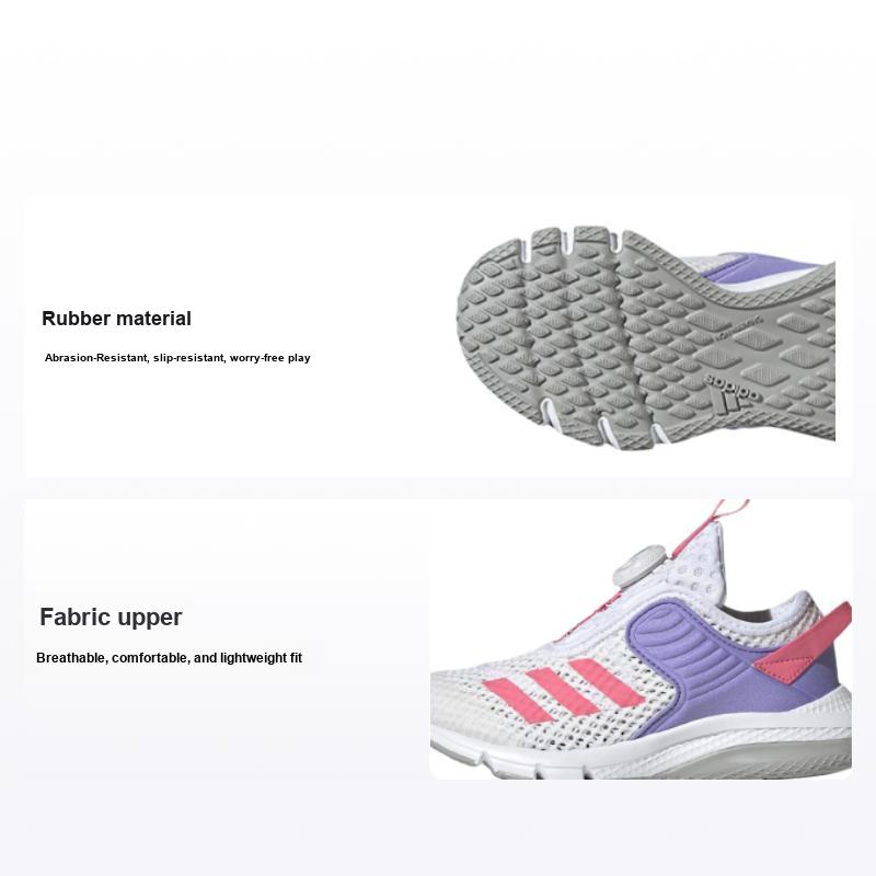 adidas ActiveFlex Boa J Branco Rosa Roxo Tênis Infantil Calçado-Branco GZ3361