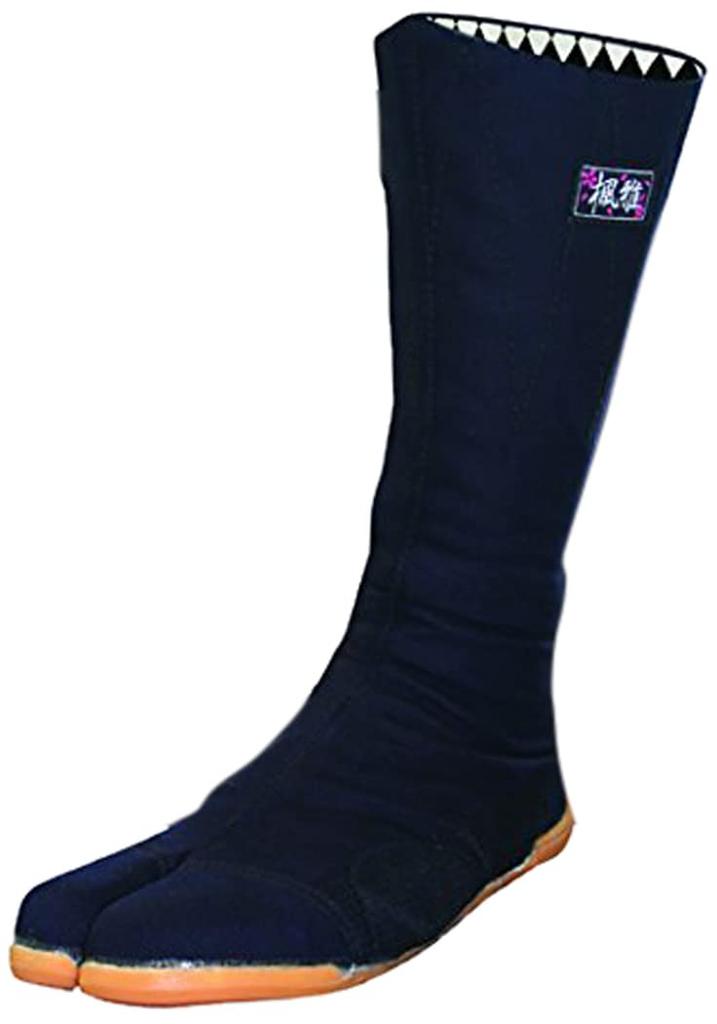 WORKS HOMME Men's 'Fuga' Tabi Socks with Resin Toe Cap, Large Seam, 10-Piece Set, Navy, Size 150-10, Size 27.0 Cm