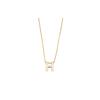 HERMES POP H Titanium Steel Necklaces Women's Gold H147991F-49