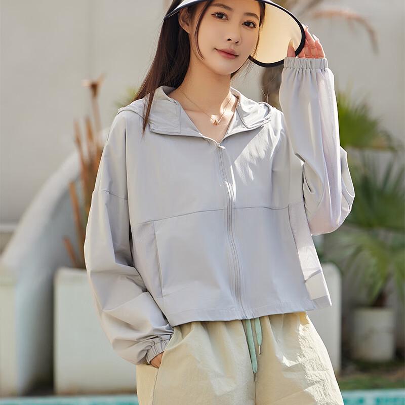 Unisex Lightweight Sun Protection Hooded Jacket L