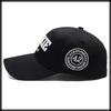 Baseball Street CZ013 [White Fang] Cap, Logo, Emblem, Stylish, Cool, Men's, Women's, (Black Gold)