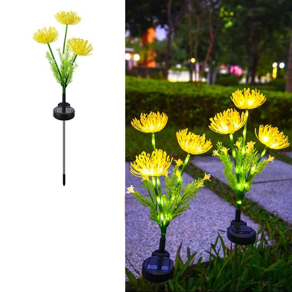 Glowing Solar Across the Shore Flower Lights Simulation Flowers Landscape Lawn Lamp Garden