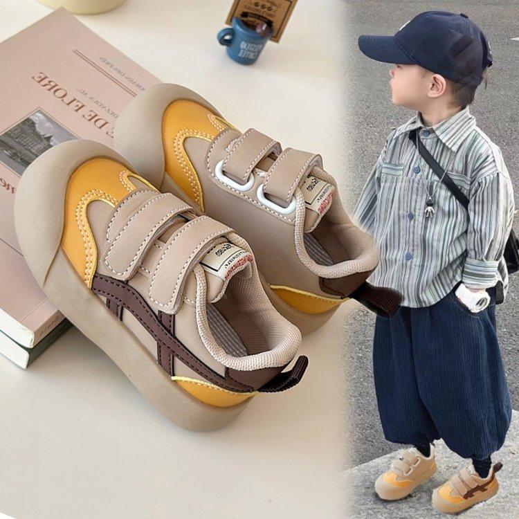 Children's Sports Shoes Boys Soft-soled Non-slip Board Shoes 2025 Spring and Autumn New Girls Shoes Baby Fashion Single Shoes Trend