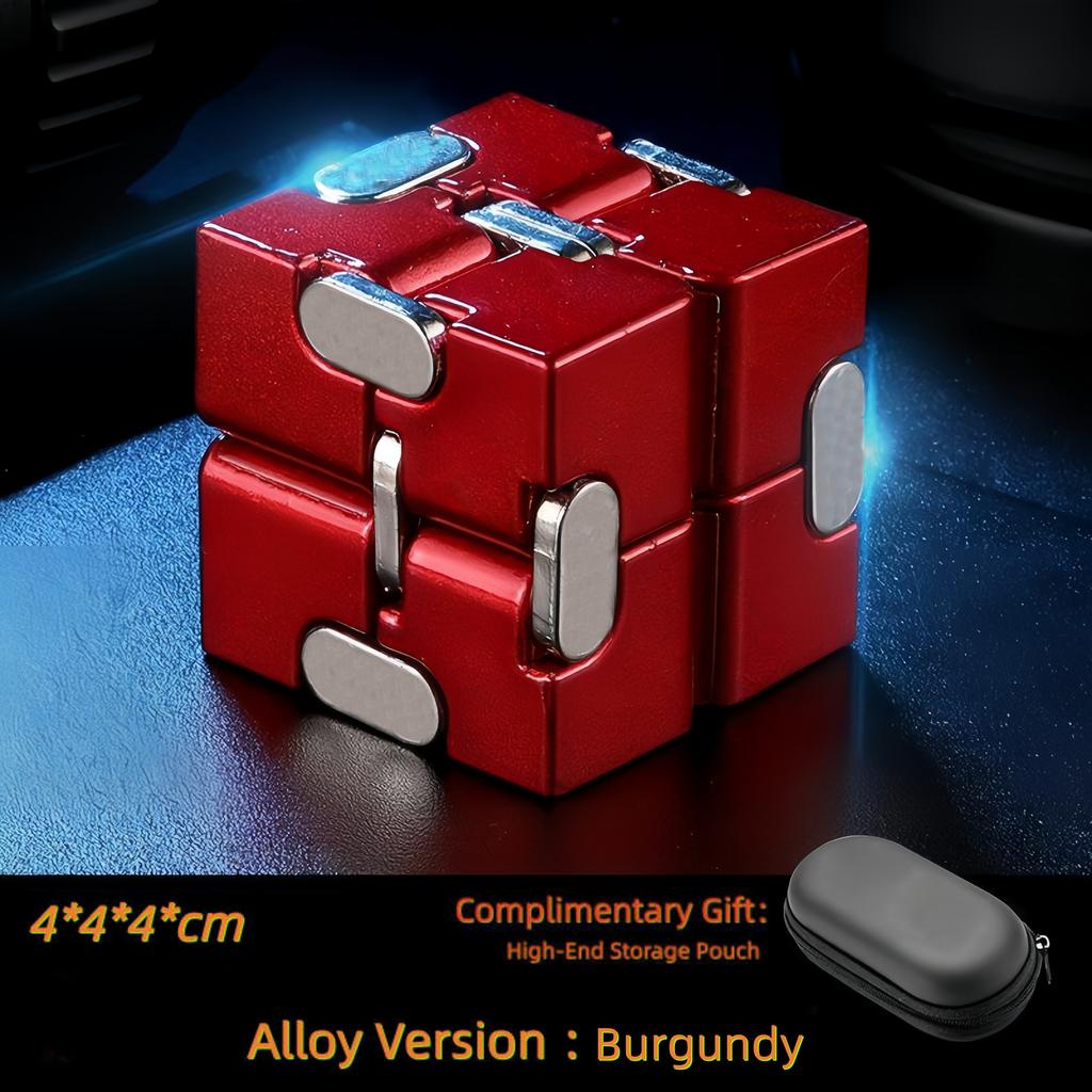 oy&Plastic Infinity Cube Fidget Toy Ultra-Durable Sensory Stress Reliever for Adults & Kids Anxiety Relief Gift
