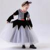 Halloween New Alice In Wonderland Poker Queen Clown Costume Plaid Skirt Children's Performance Costume