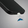 Tappi antipolvere per cellulare in silicone riutilizzabili a forma di coda di sirena, proteggi porta di ricarica per iPhone per Samsung Type-C, accessori alla moda, regalo