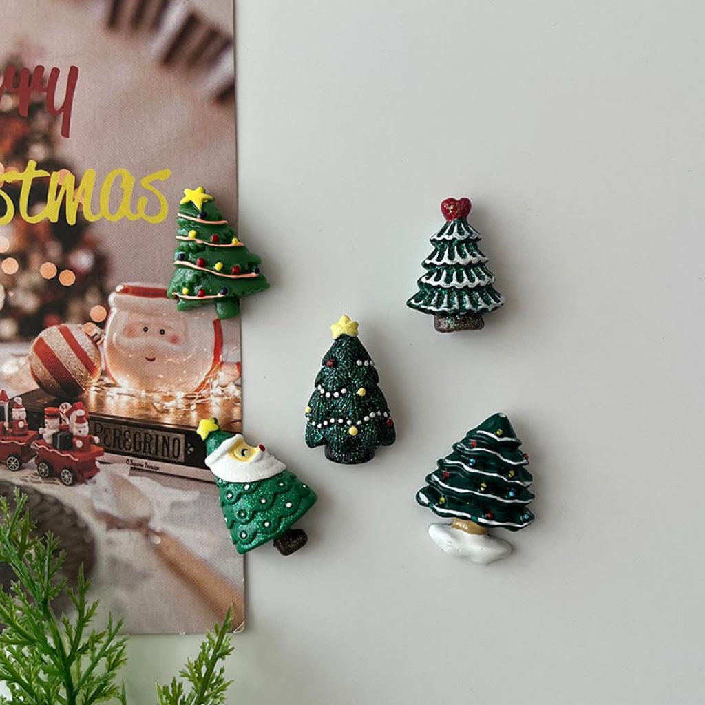 

Christmas Tree Fridge Magnets - Creative Holiday Decoration Stickers for Photos