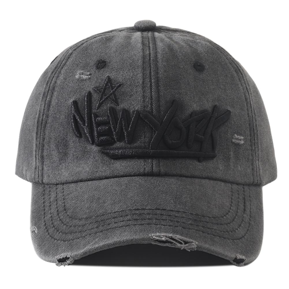 Fashion Letter Embroidery Baseball Cap Retro Washed Shabby Dad Hats Outdoor Cycling Travel Adjustable Sun Hats For Women Men