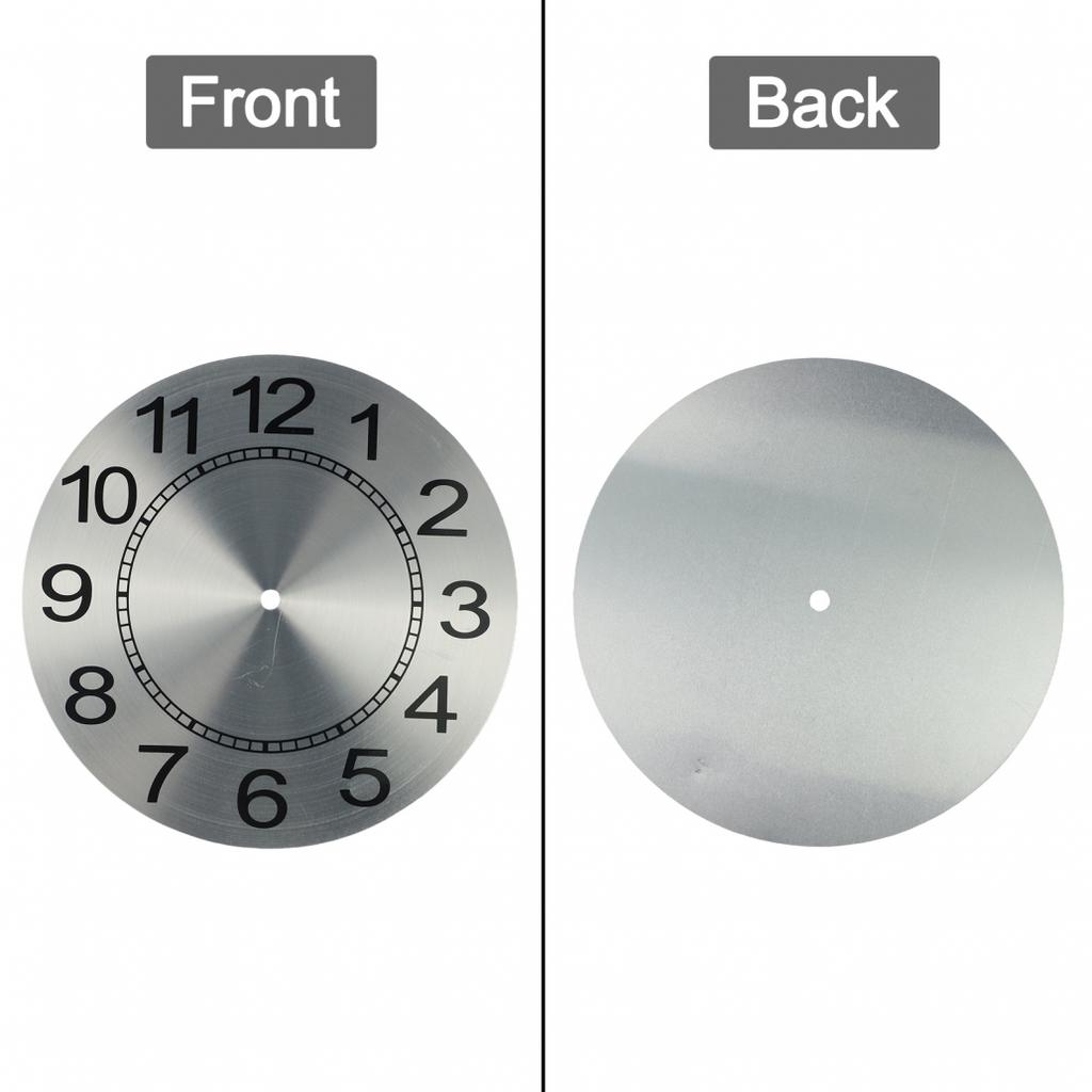 9.5 Inch Clock Face Aluminium Clock Dial Arabic Numeral Clock Dial