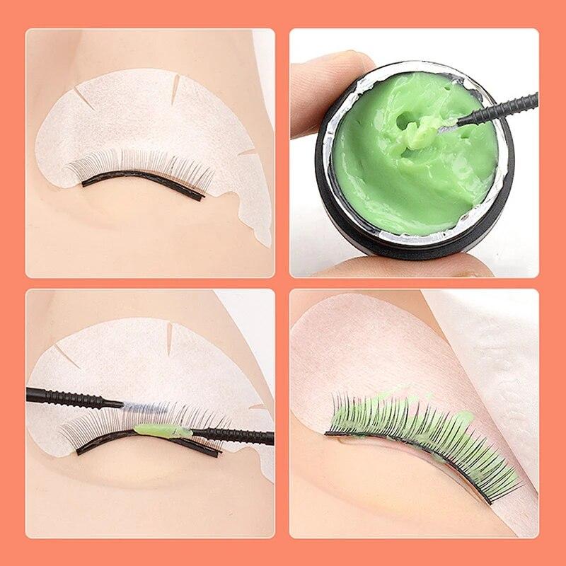 100 Stück Mikrobürsten-Applikatoren, biegsam, für falsche Wimpern, zur Reinigung von Wattestäbchen, multifunktionales Einweg-Wattestäbchen