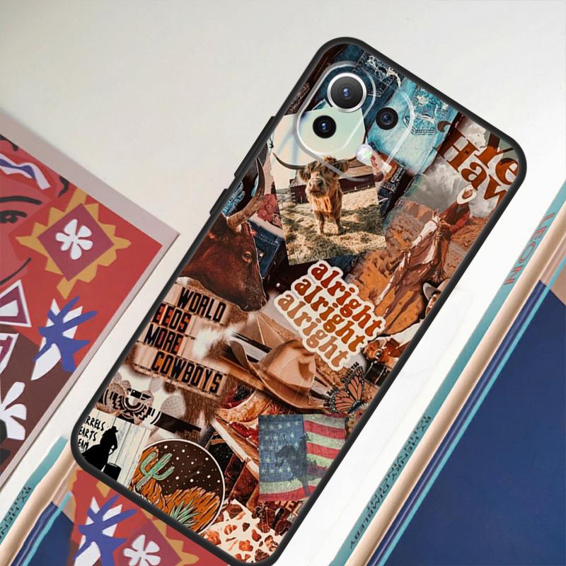 Vaquero Vaquera Howdy Occidental Boho Para Xiaomi 14 15 Ultra 13T 14T 15T 17 Pro Max Funda Para POCO F8 Ultra X7 X5 X6 F5 F6 F7 Pro