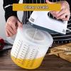 Baking Measuring Cup - Large Capacity With Lid, Suitable For Measuring Flour, Sugar, Liquid, Clear Scale, Heat-Resistant