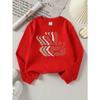 Kids Sweatshirt ,Vibrant Handprint Art Sweatshirt , Featuring a Crew Neck Design Perfect for Autumn And Winter
