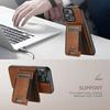 2 in 1 Detachable Cards Solt Wallet Leather Vertical Bag Case For iPhone 15 16 Pro Max 13 12 14 Plus Magnetic For Magsafe Cover