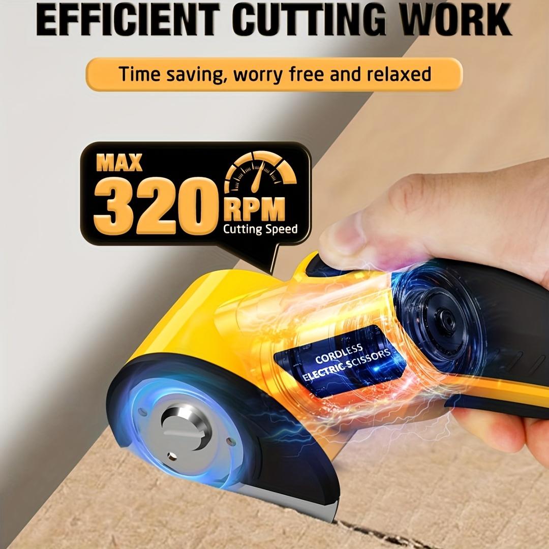 

Cordless electric scissors, equipped with 3 blades, 4V2000mAh rechargeable cardboard box cutting machine United States