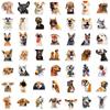 100 Realistic Dog Stickers, Dog Emoji Stickers, Non-Repeating Funny Sand Sculpture Puppy Decoration Stickers