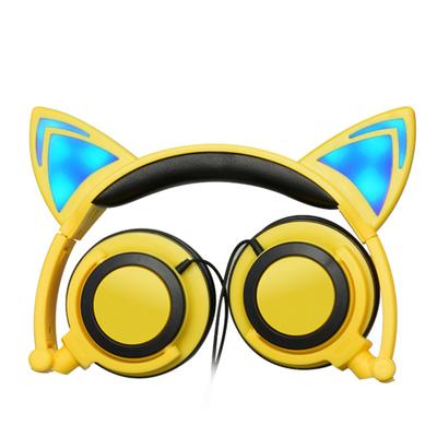Cat Earphone Headphones Ear Over-Ear Gaming Headset For Cell Phone PC Laptop