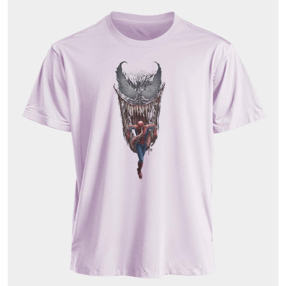 Men's and Women's T-shirts-Man Venom Summer American Spring and Autumn New Loose Fashion Niche Short Sleeves