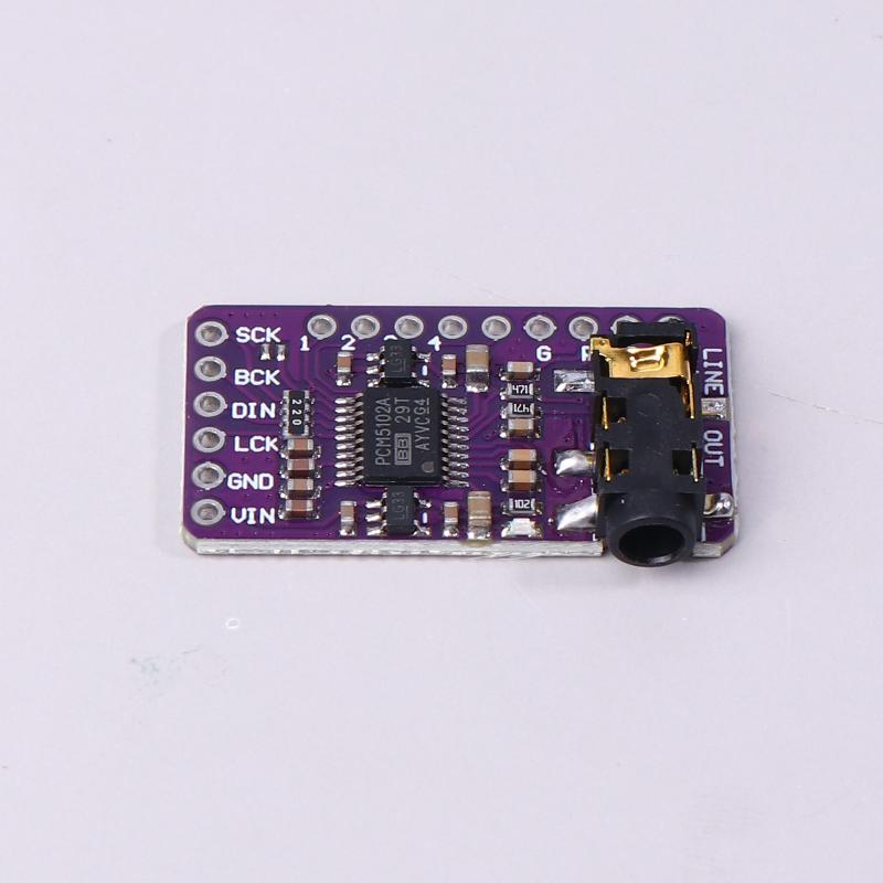 Gy-Pcm5102 I2S Modul přehrávače Rozhraní I2S Pcm5102A Dekodér DAC Pro Raspberry Pi Formátová deska Phat Digitální Zvuková deska Pcm5102