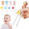 Niedliche Baby Kinder Anfänger Essstäbchen Lernstäbchen Trainingsstäbchen Esshilfe