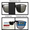 Clip On Sunglasses Men Vintage Square Anti Glare Night Vision Glasses for Car Driving Oculos