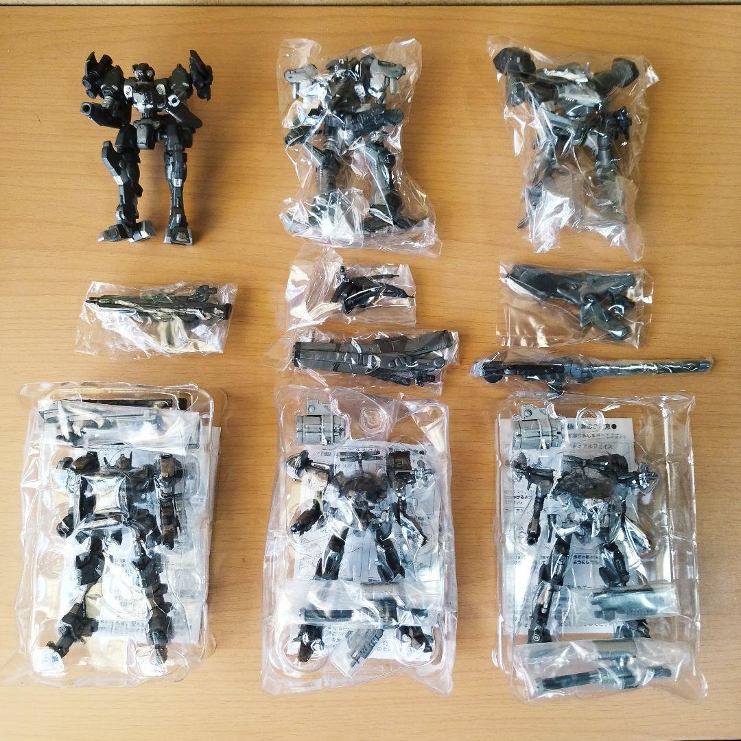 Used Armored Core One Coin Figure Series Set of 6
