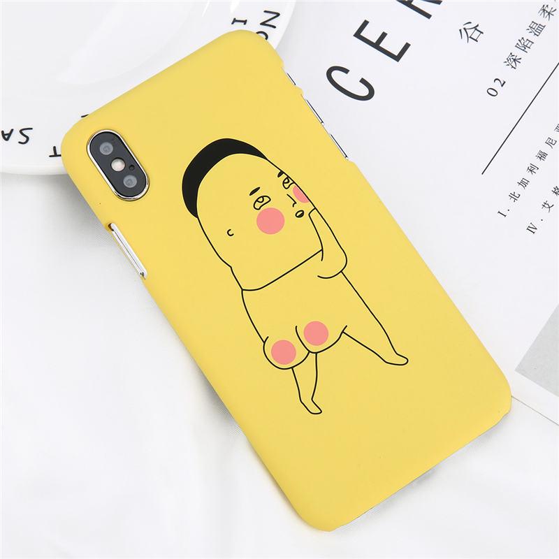 Funny Cartoons Figure Phone Case For iPhone X 8 7 6 6s Plus Hard PC ...