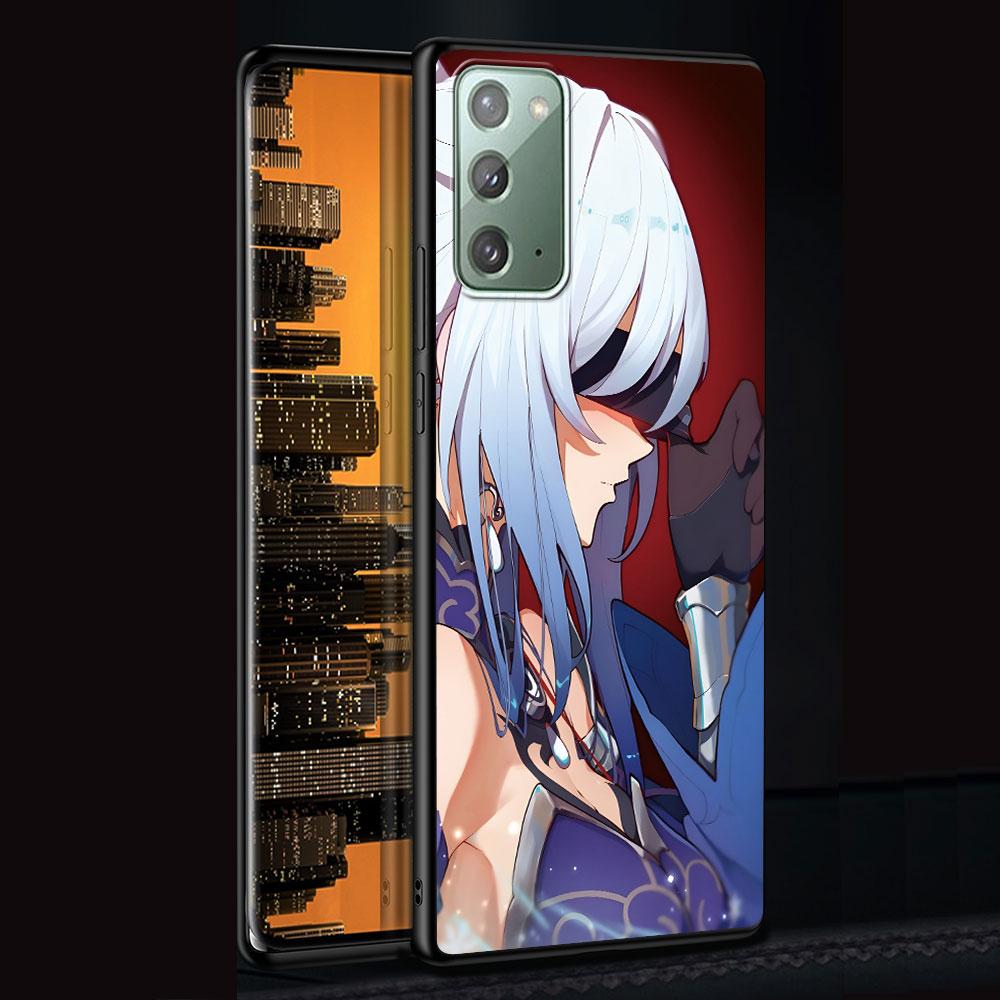 

Чехол Jingliu Honkai Star Rail для Samsung Galaxy Note 10 Plus 20 Ultra 9 8, чехол из ТПУ для телефона, черный мягкий корпус, Funda Capa Samsung Note 20