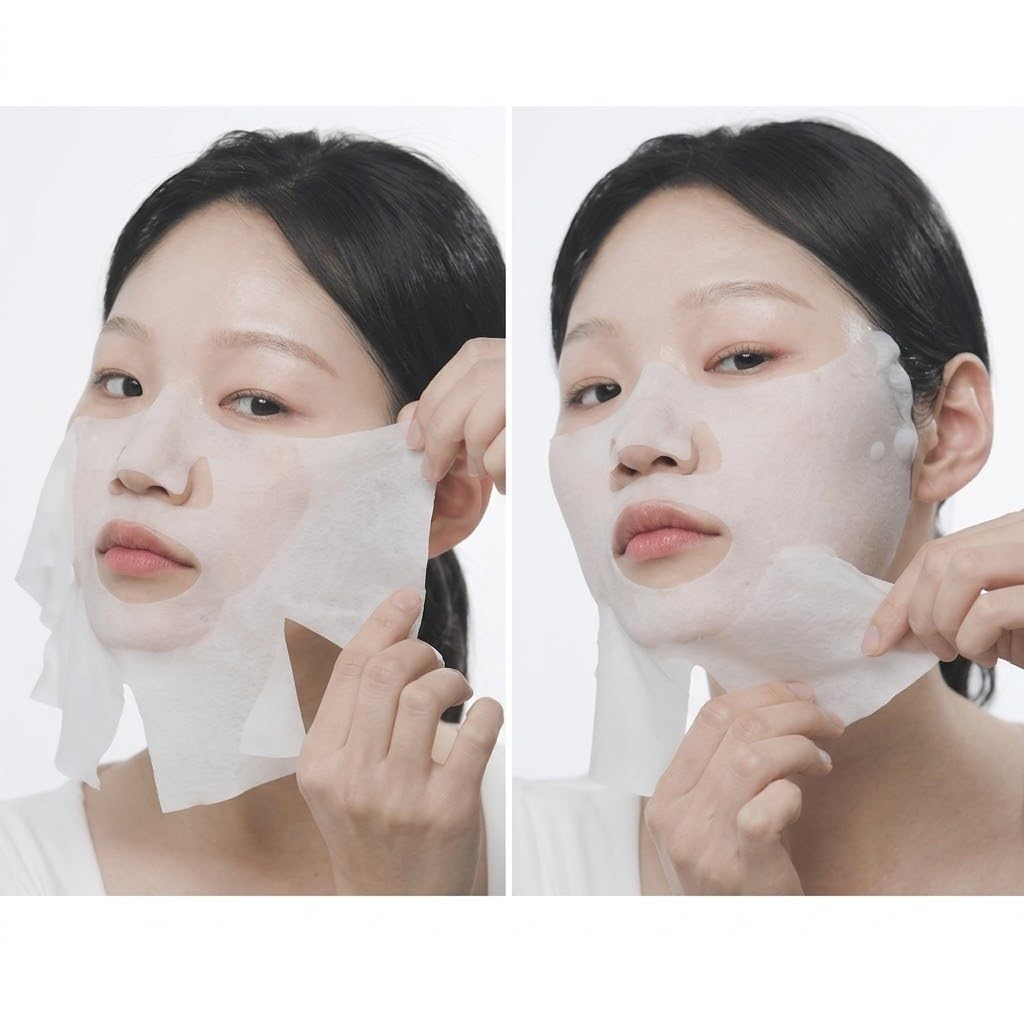 Japanese Mung Bean Cooling Pack beplain Face Mask Cooling Effect Reduces Tightens Moisturizes Korean Cosmetics Morning Use Before Makeup [Official