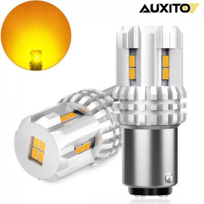 AUXITO CANBUS 2x 1157 LED Turn Signal Indicator Parking Light Bulbs Amber Yellow