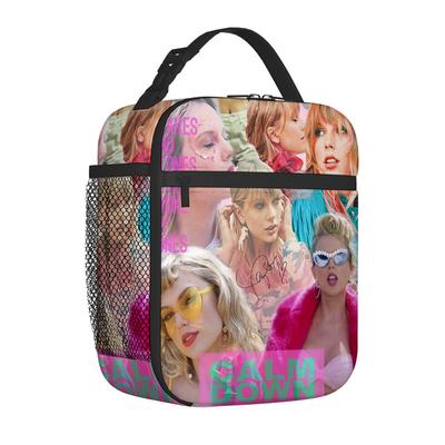 Taylor Swift Hand-Held Meal Bag Square Bag Children'S Lunch Bag