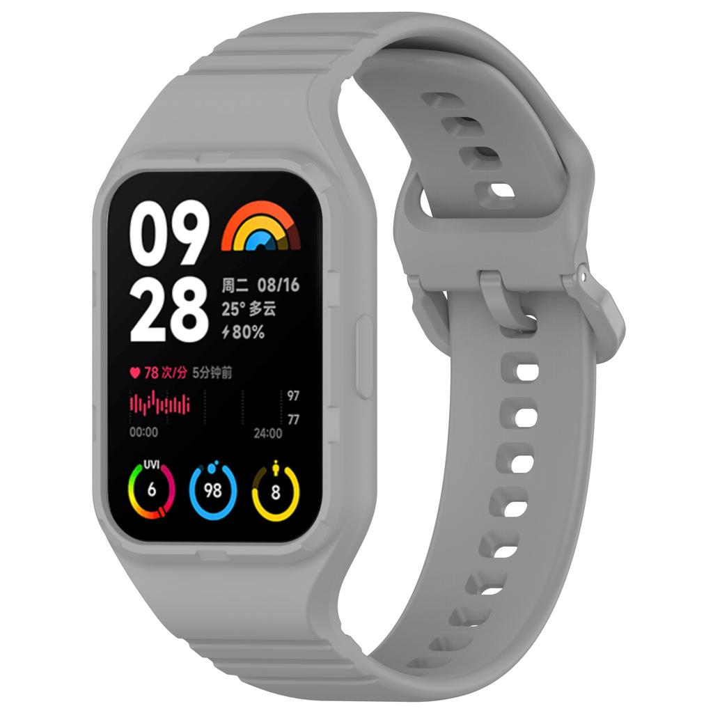 For Xiaomi Smart Band 8 Pro Easily Adjustable Watch Strap Flexible Silicone Wrist Band