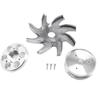 Car Billet Aluminum Alternator Fan Pulley For Chevy Small Block 327 350 383 400 383 396 427 Generator Pulley + Impeller