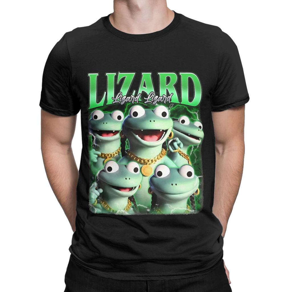 Unisex Women Graphic Printed Hoppers Tom The Lizard T Shirt Tee Cotton Tshirts Clothing
