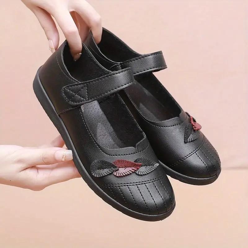Fashion 2024 Fashion Women's Shoes Shallow Women's Flats Hot Sale Buckle Strap Daily Flats Women New Round Toe Flat Low Heels Zapatos