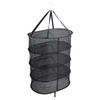 Hanging Drying Mesh with Zipper Breathable Polyester Foldable Hanging Mesh Drying Rack for Fish