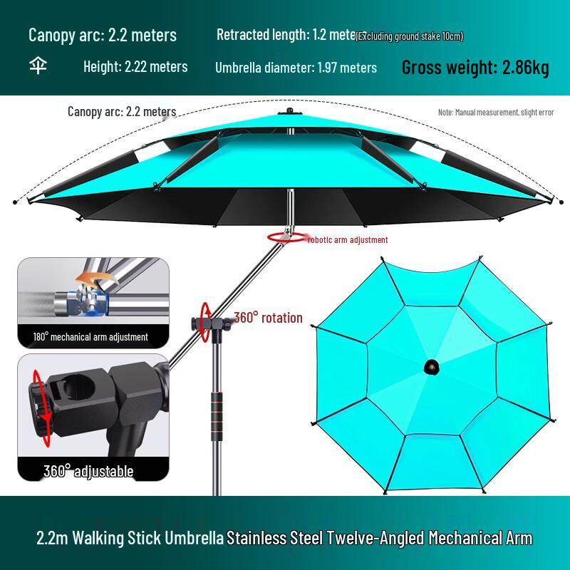 Yining Outdoor Thickened Fishing Umbrella