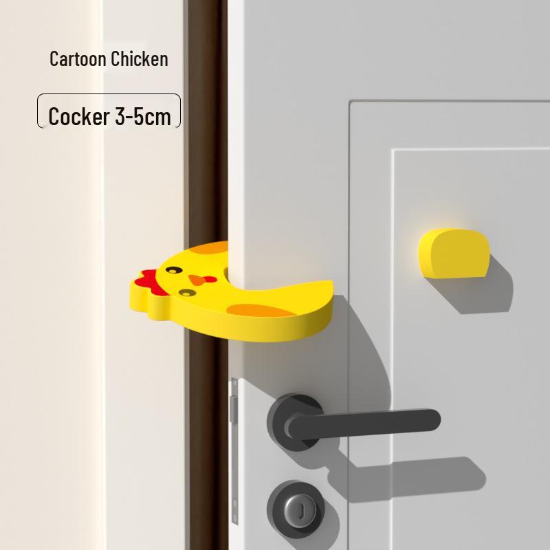 Child Safety Door Gap Fixer: Anti-Pinch Hand Stopper & Anti-Collision Clip
