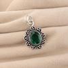 Chrome Diopside Gemstone 925 Sterling Silver Jewelry Handmade Beautiful Pendant 1.37" For Her CP-40-2