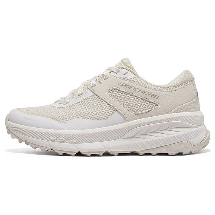 Skechers Switch Back Comfortable Versatile Fabric EVA Low Top Running Shoes Women sneaker White 180160-NAT 38
