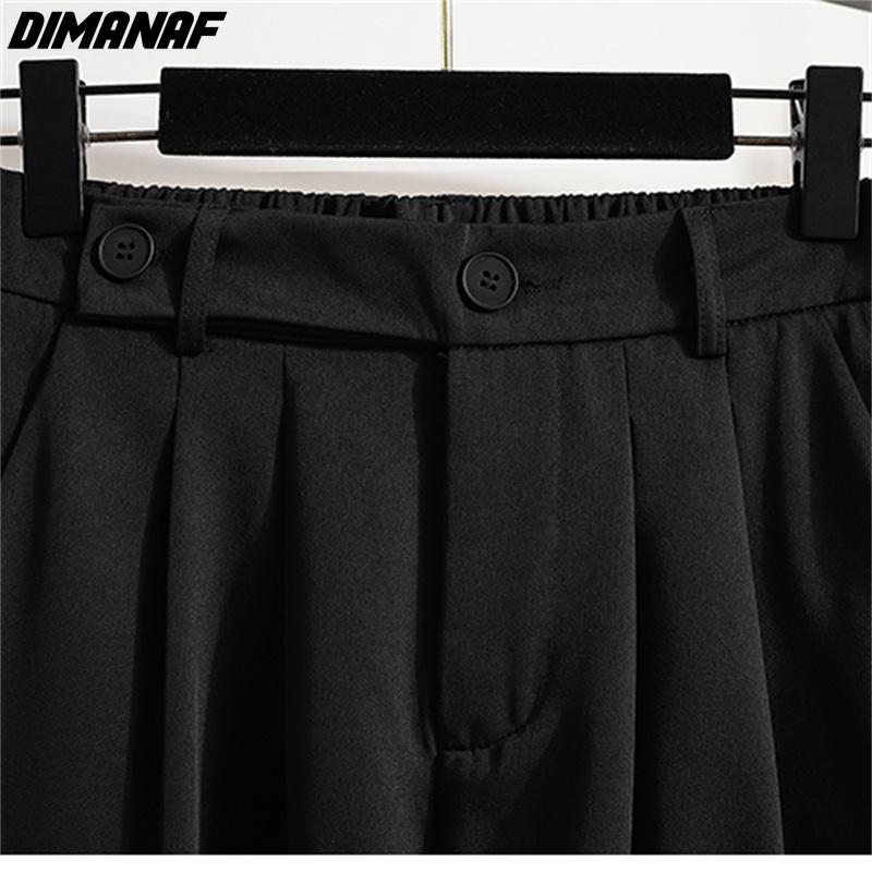 Dimanaf 2022 Summer Shorts Pants High Waist Women Basic Pants Loose Korea Casual Female Casual Trousers Pants 5XL