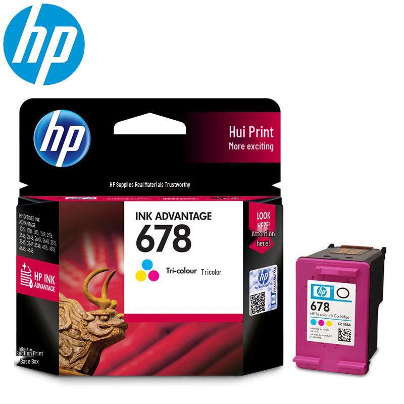 HP 678 Original Color Ink Cartridge
