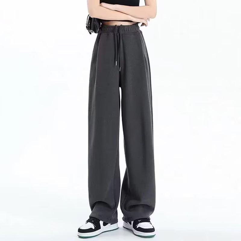 

2023 Women s American-Style Velvet Wide-Leg Sweatpants - New Autumn/Winter Casual Loose Fit M