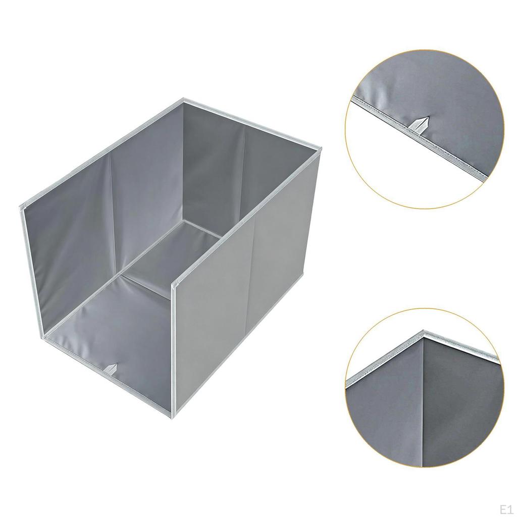 Cat Enclosure Open Top High Sided with Removable Mat Waterproof Practical Accessory Guard