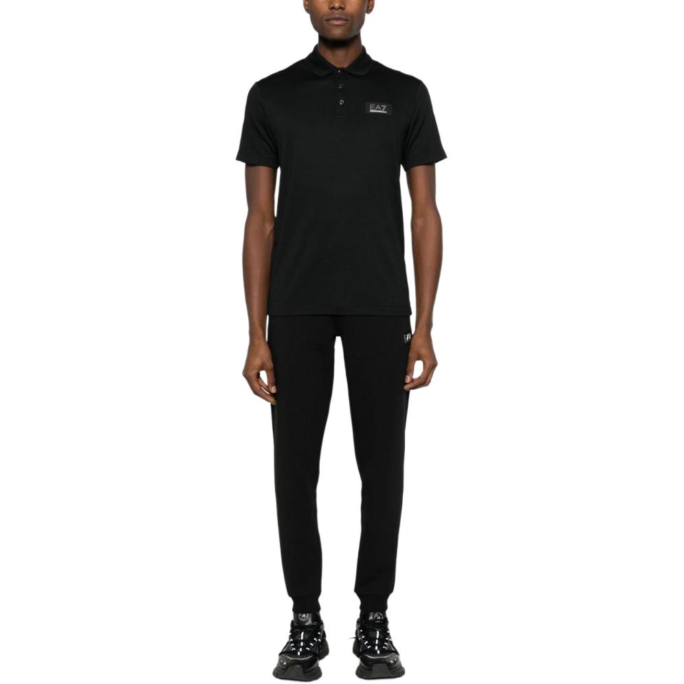 Ea7 EMPORIO ARMANI Naszywka z logo Spodnie dresowe ze sznurkiem 3DPP77-PJUEZ-1200