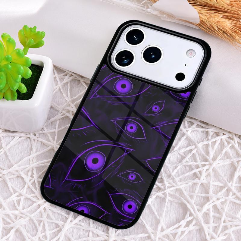 Scary Face Eyes Shockproof Phone Case for iPhone 17 Air 16e 15 11 12 14 13 Pro Max Cover Coque