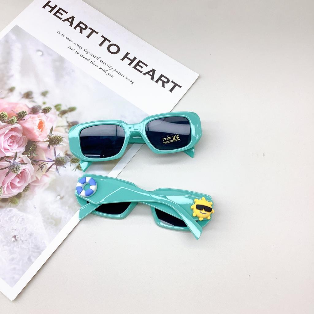 Diy Beach Children'S Sunglasses Girls Travel Eye Protection Sunshade Coconut Tree Cute Glasses Sunglasses